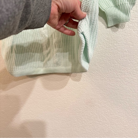 Vintage Avon Seafoam Green Knit Tunic Sweater, Comfortable, Women’s Size medium - Picture 5 of 7